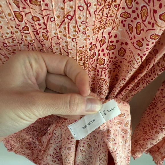 Poupette St Barth Ilona Mini Dress - Pink Print - Size Medium - NWT - Picture 14 of 14